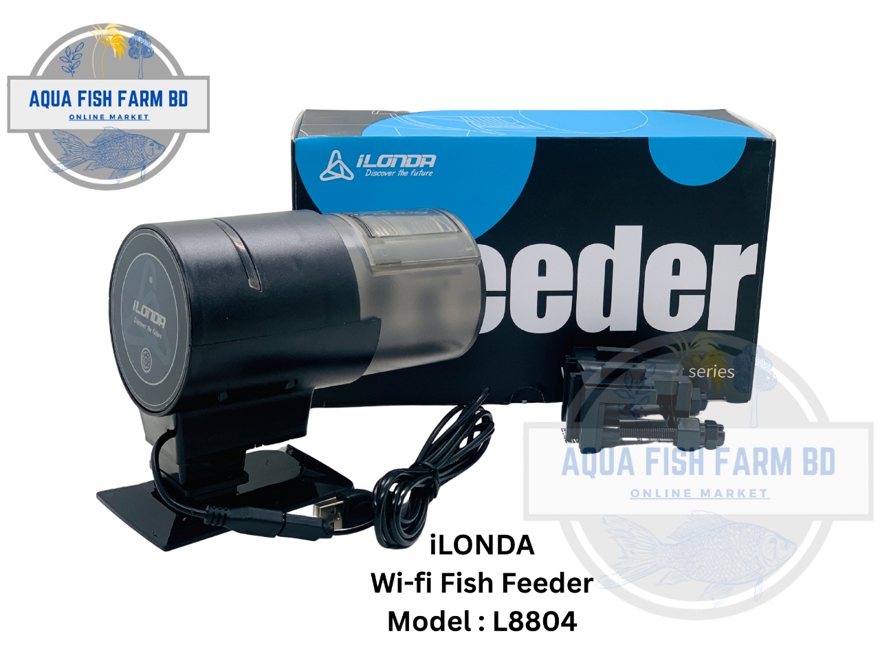 iLONDA Model : L8804. Wi-Fi Version Auto Fish Feeder