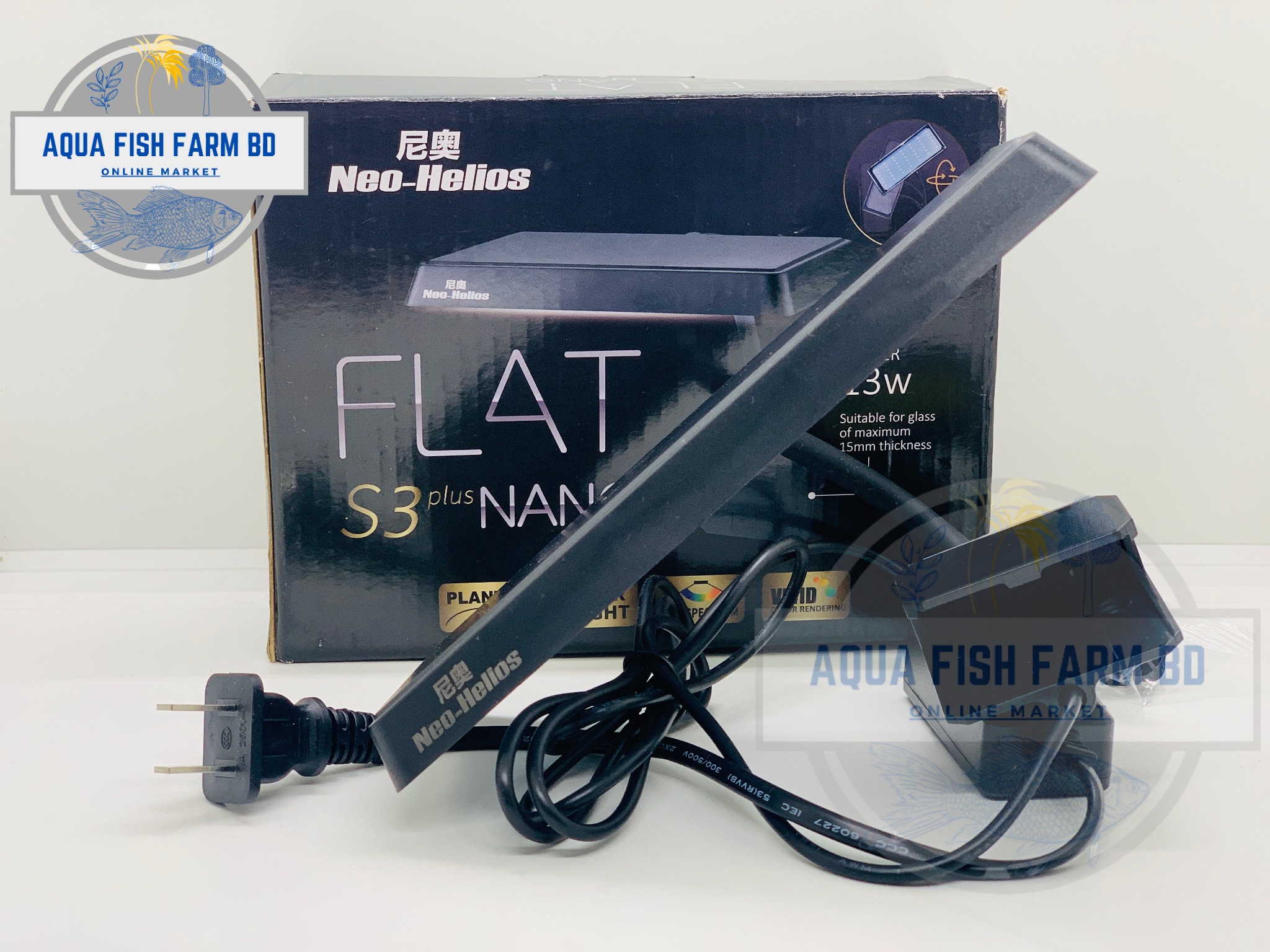 Neo-Helios Flat S3 Plus Nano Light For Fish Tank