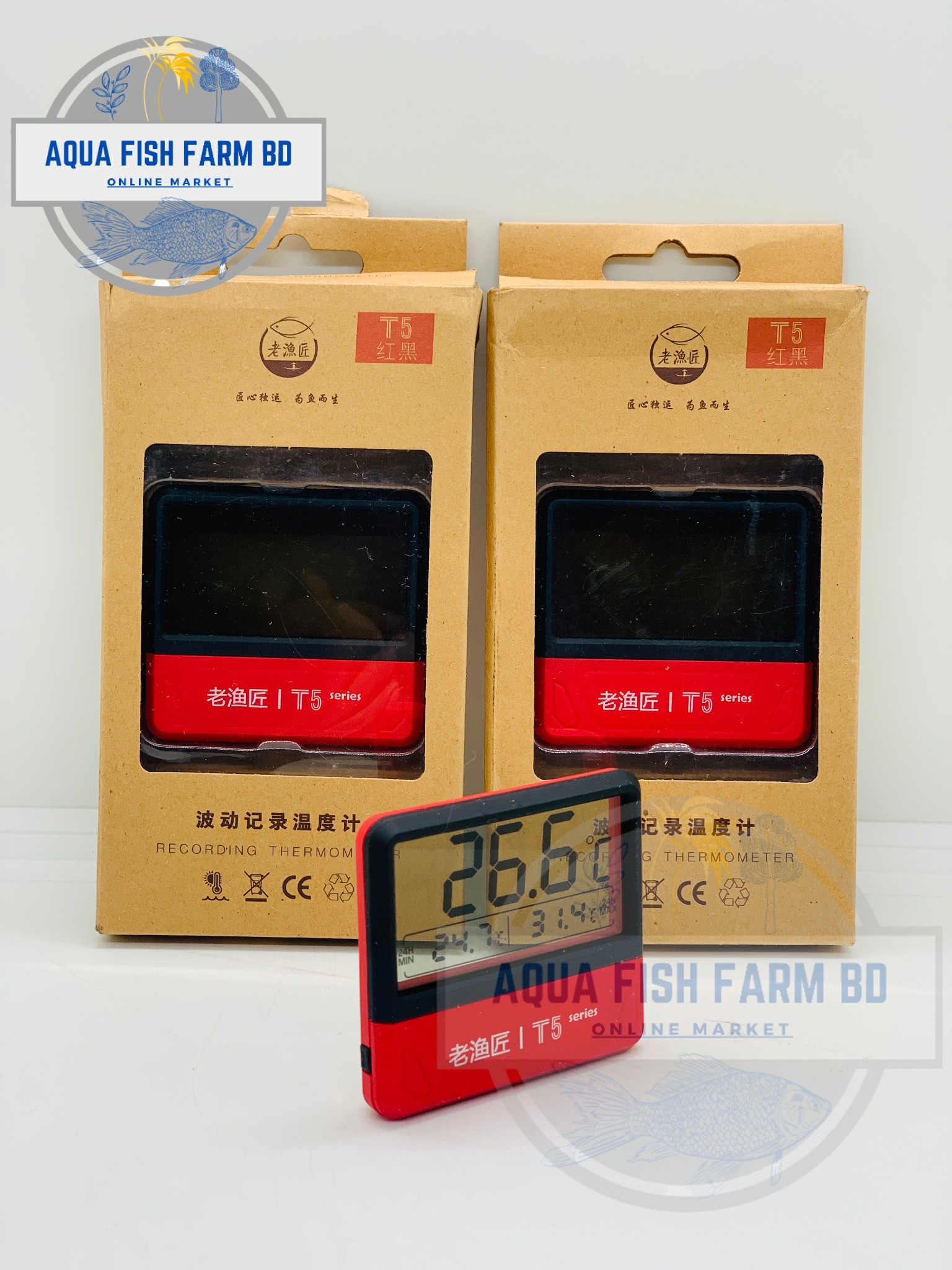 Digital Thermometer Model : T5, For Fish Tank