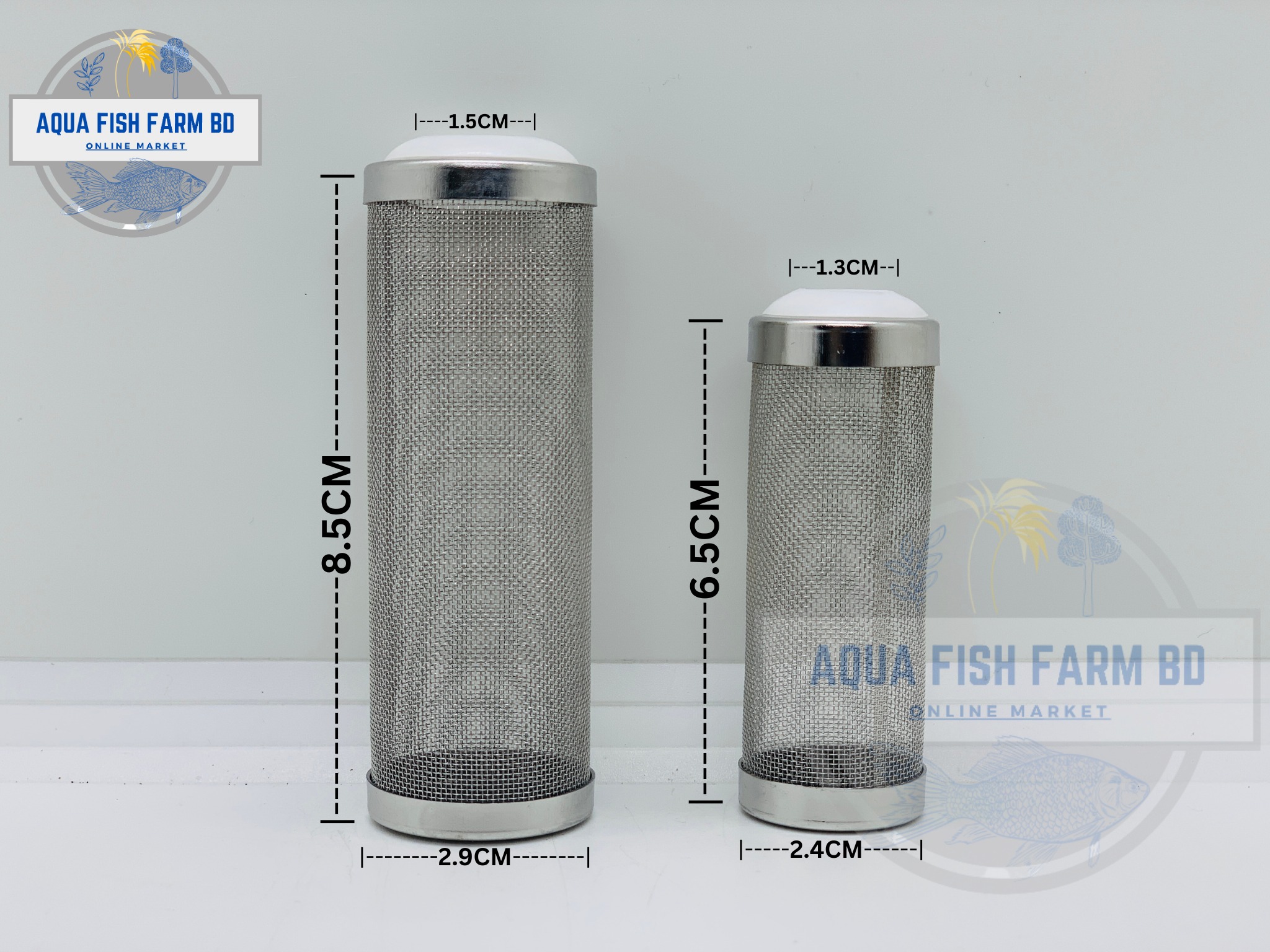 Stainless Steel Net Case For Small Fish & Shrimp Guard Any One Pcs