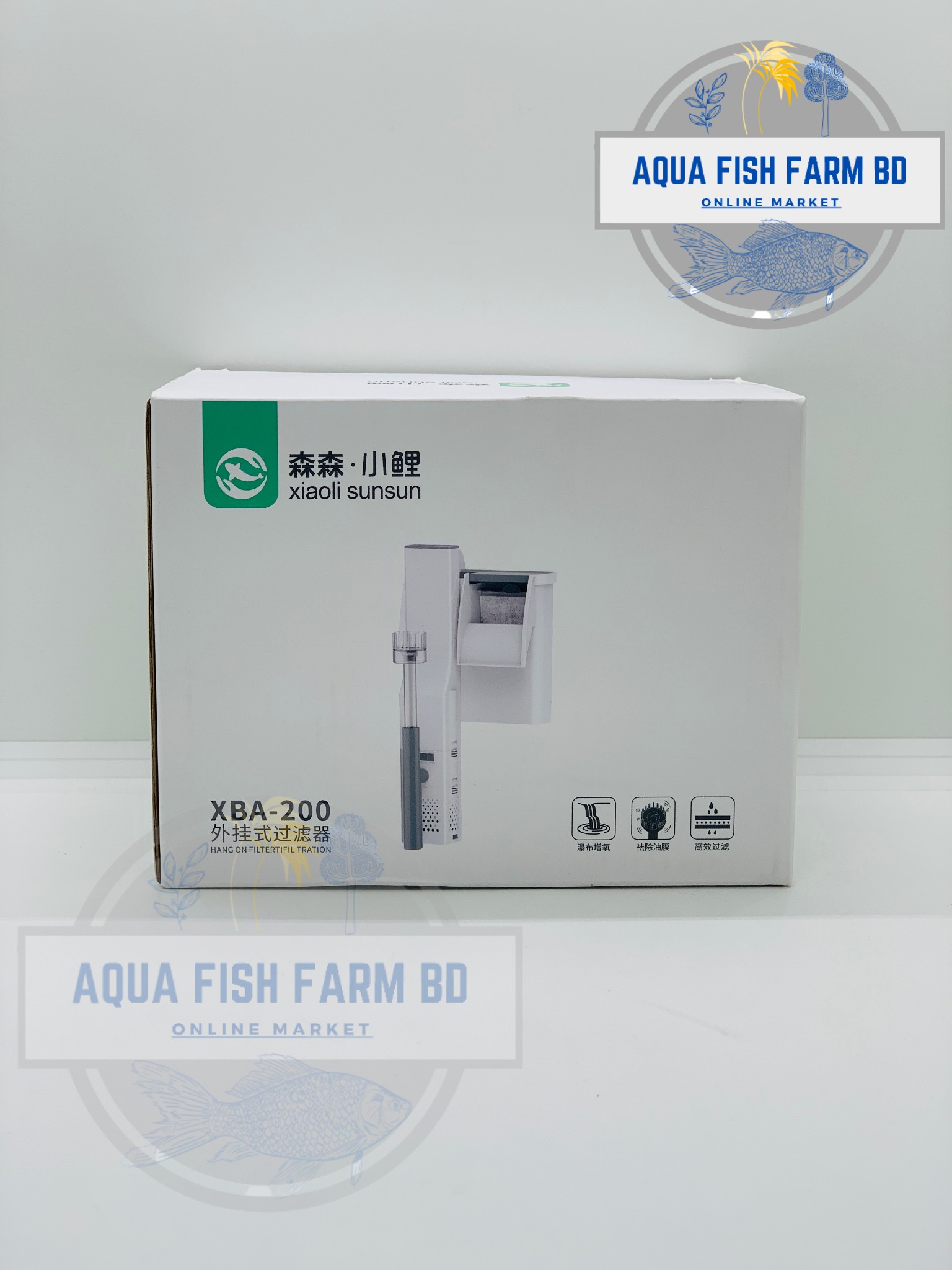 SUNSUN XBA-200 HANG ON FILTER (2Watt & 200L/H)