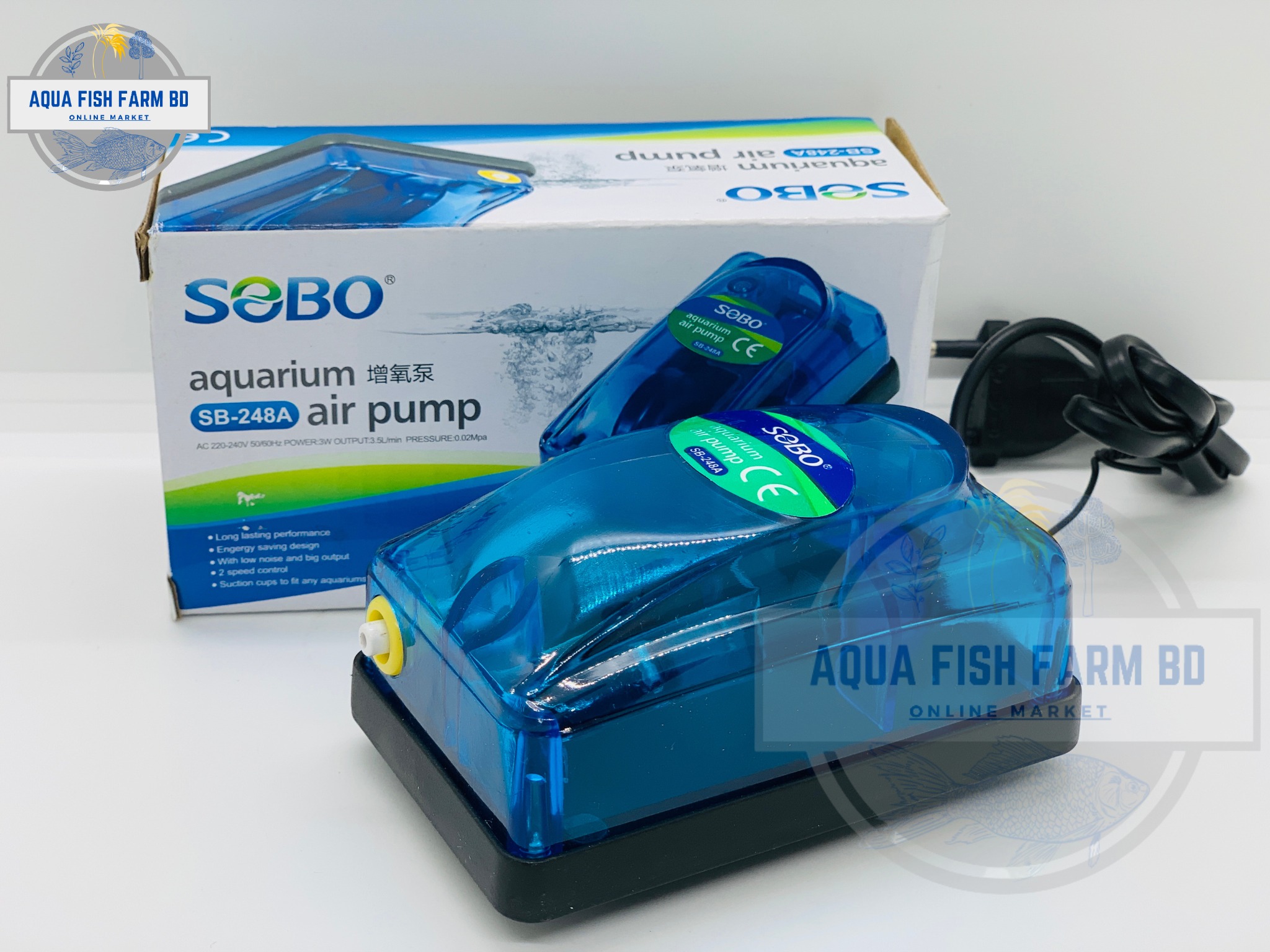 Sobo SB-248A, (3w) Single Nozzle Air Pump