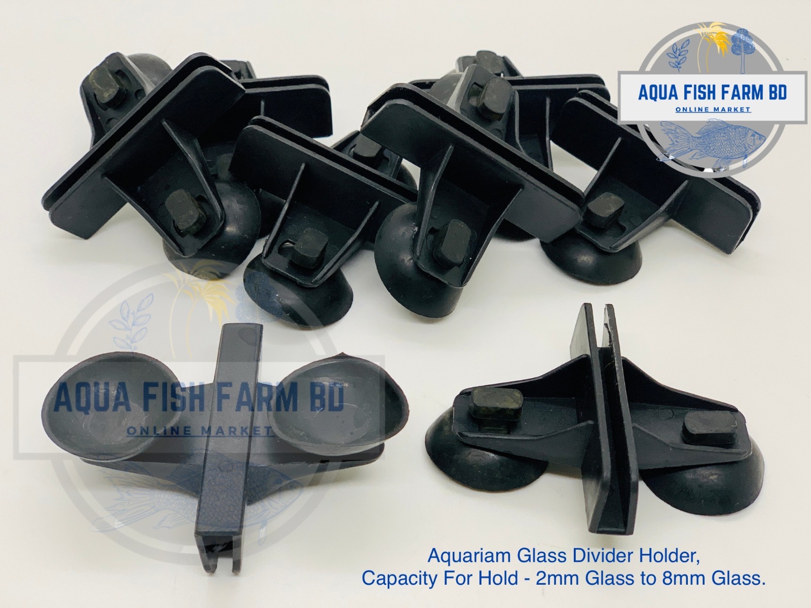 2 Pcs Glass Divider Suction Cup For Aquarium Fish Tank