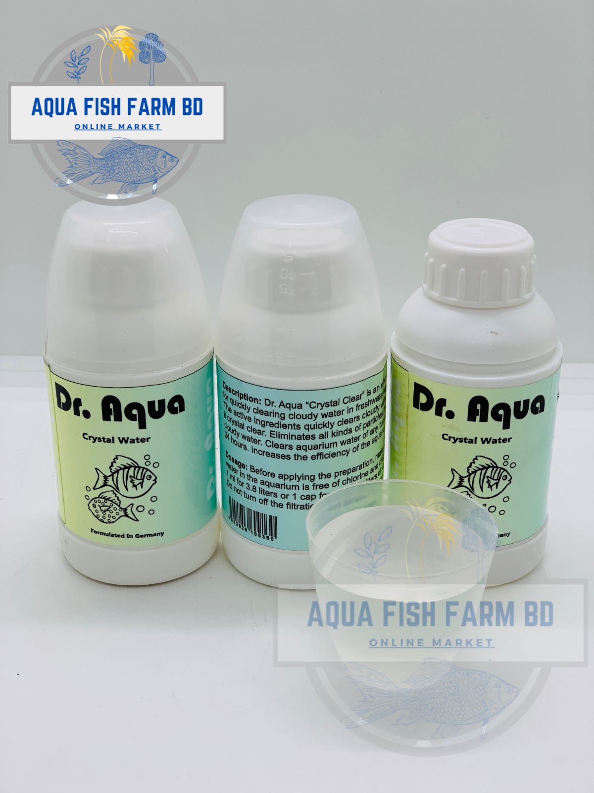 Crystal Water (Dr, Aqua) 120ml 1 Bottle For Aquarium Water