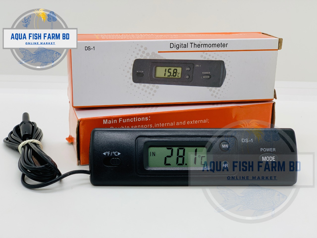 Digital Thermometer (DS-1) For Fish Aquarium
