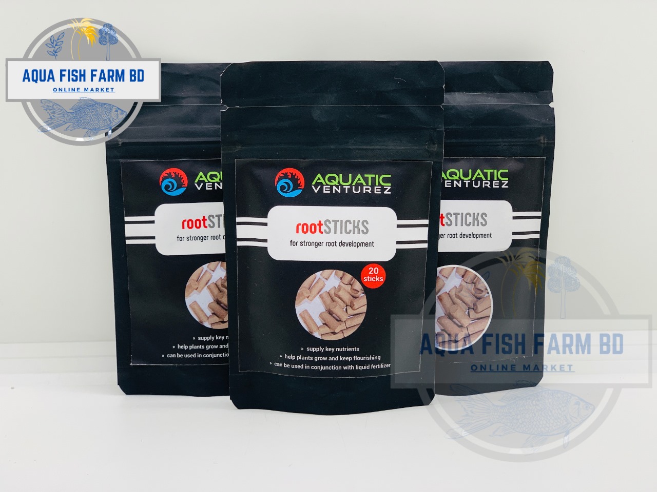 Aquatic Venturez Root Sticks (20 pcs) For Planted tank Aquarium