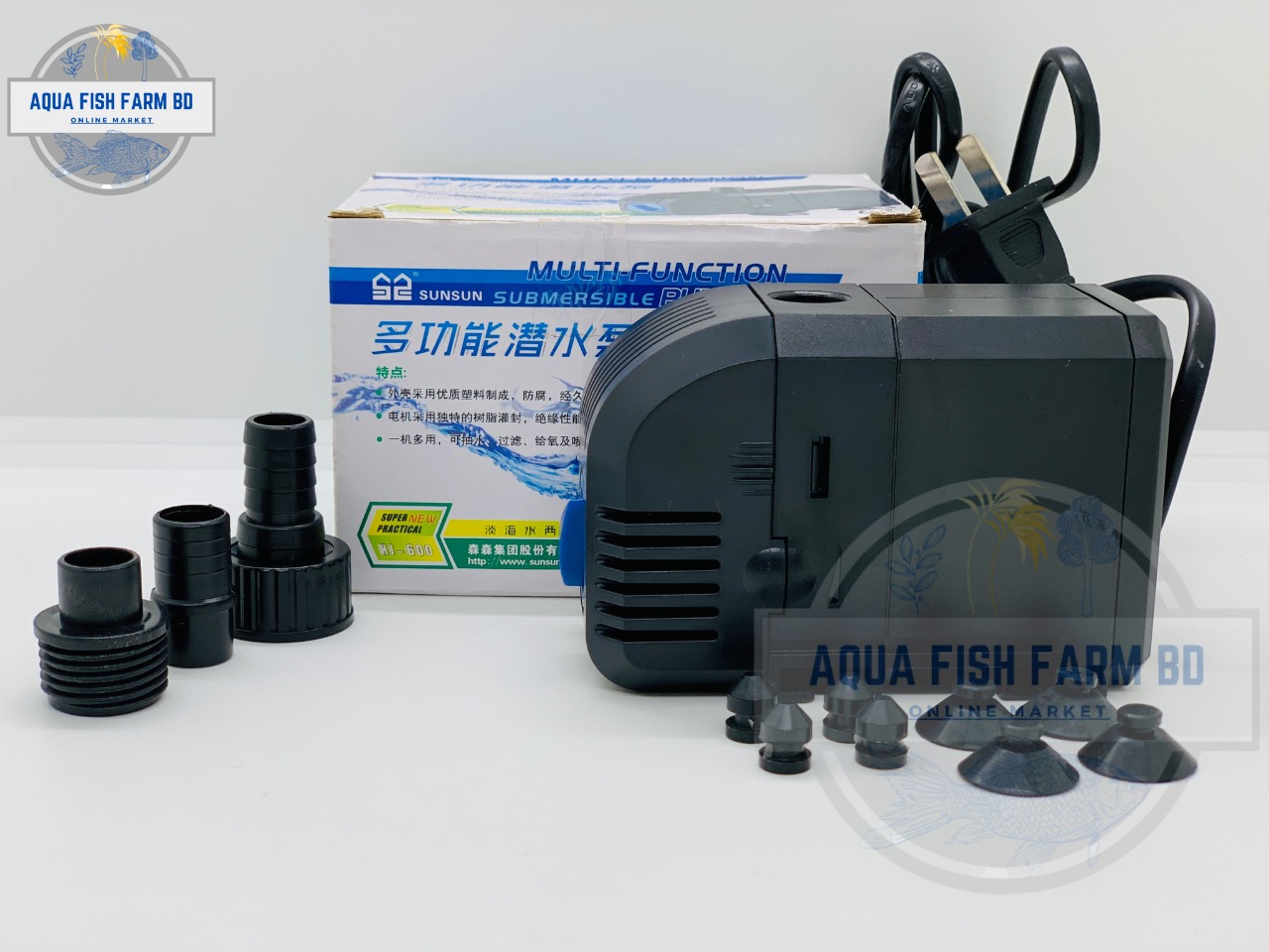 Sunsun HJ-600, (8w, 600L/h) Multi-Function Submersible Pump