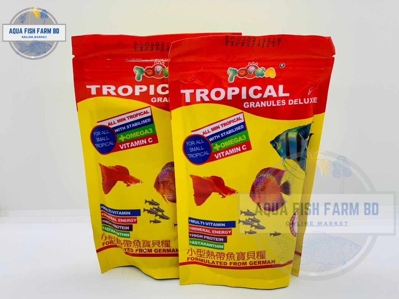 Tropical Granules Deluxe (Topka) 100Gm Aquarium Fish Food