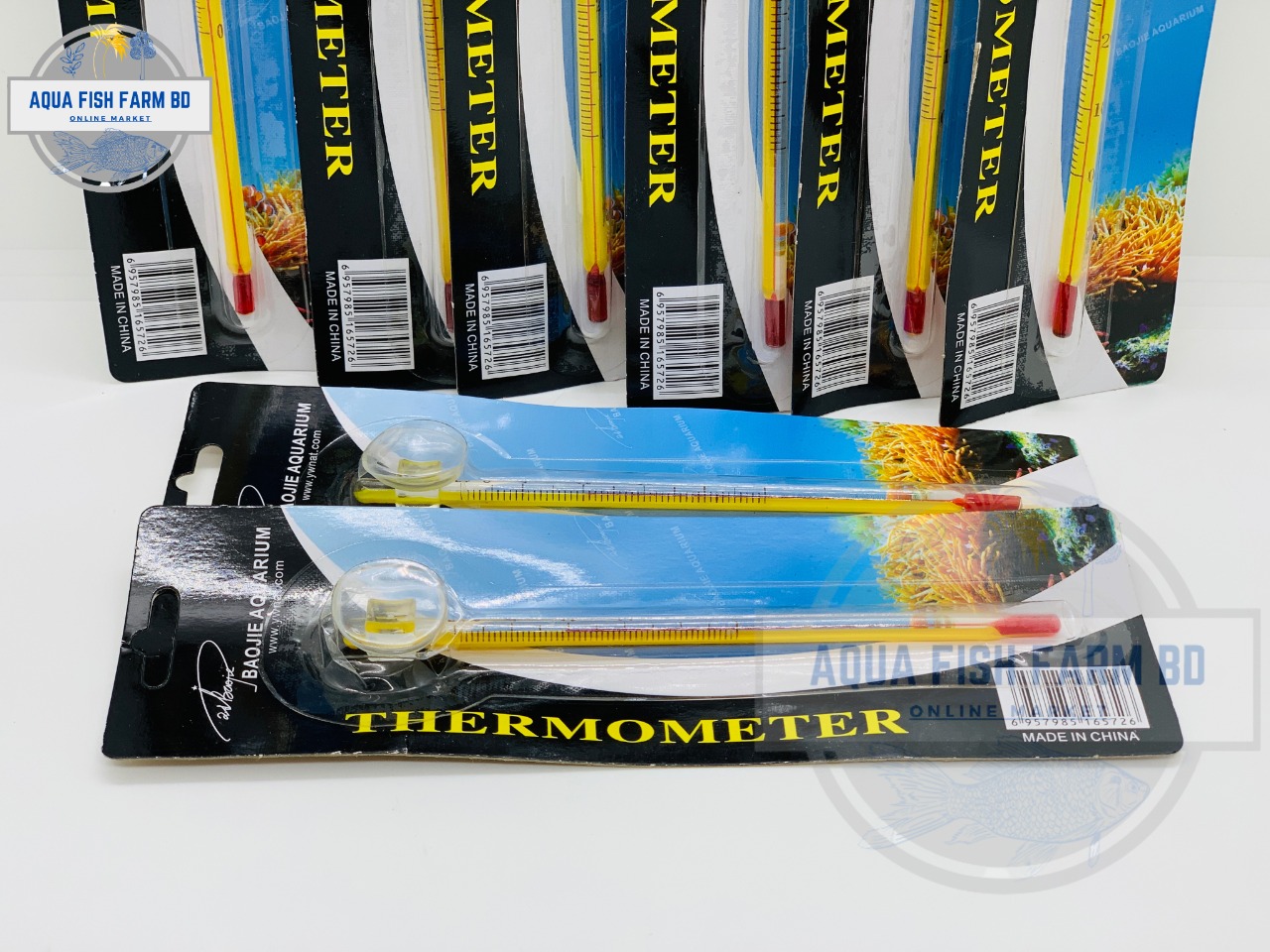 Baojie Aquarium Glass Thermometer