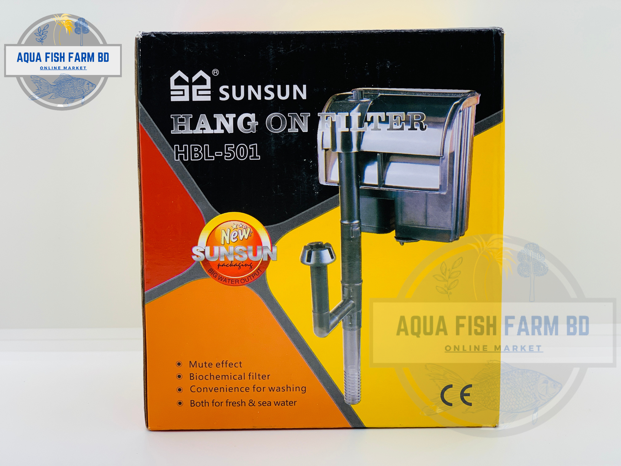 Sunsun HBL-501 (5Watt & 500L/H) Hang On Filter