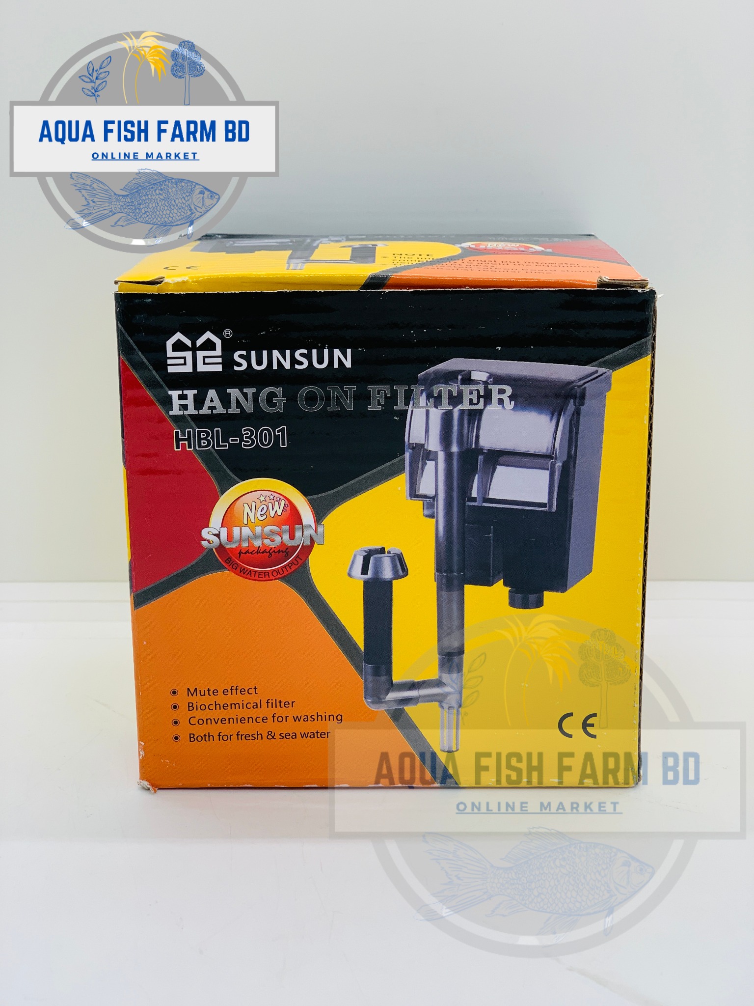 Sunsun HBL-301 (2Watt & 300L/H) Hang On Filter
