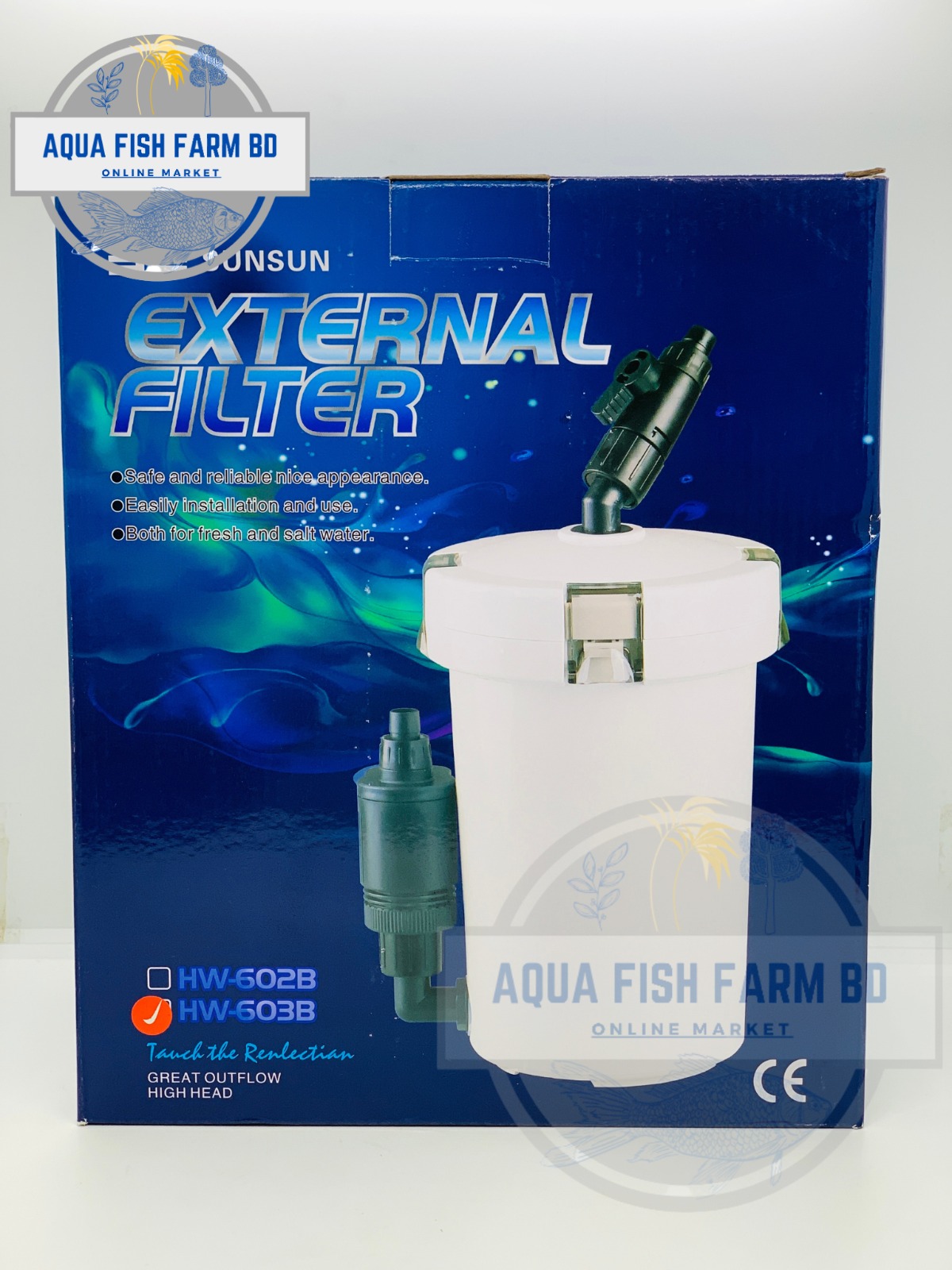 Sunsun HW-603B,(6Watt & 400L/H) External Filter