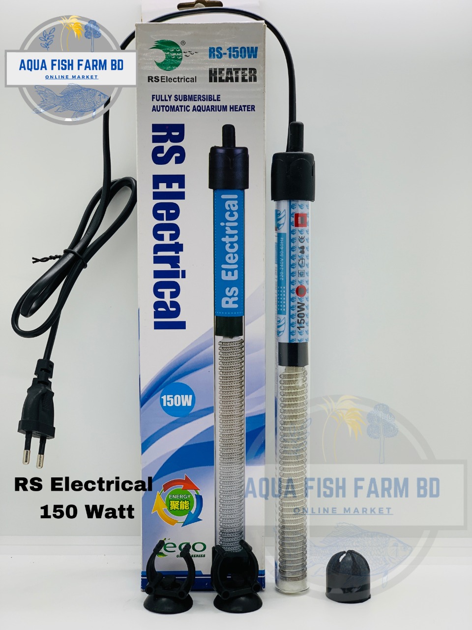 RS Electrical RS-150W (150 watt Glass Heater) For Fish Aquarium