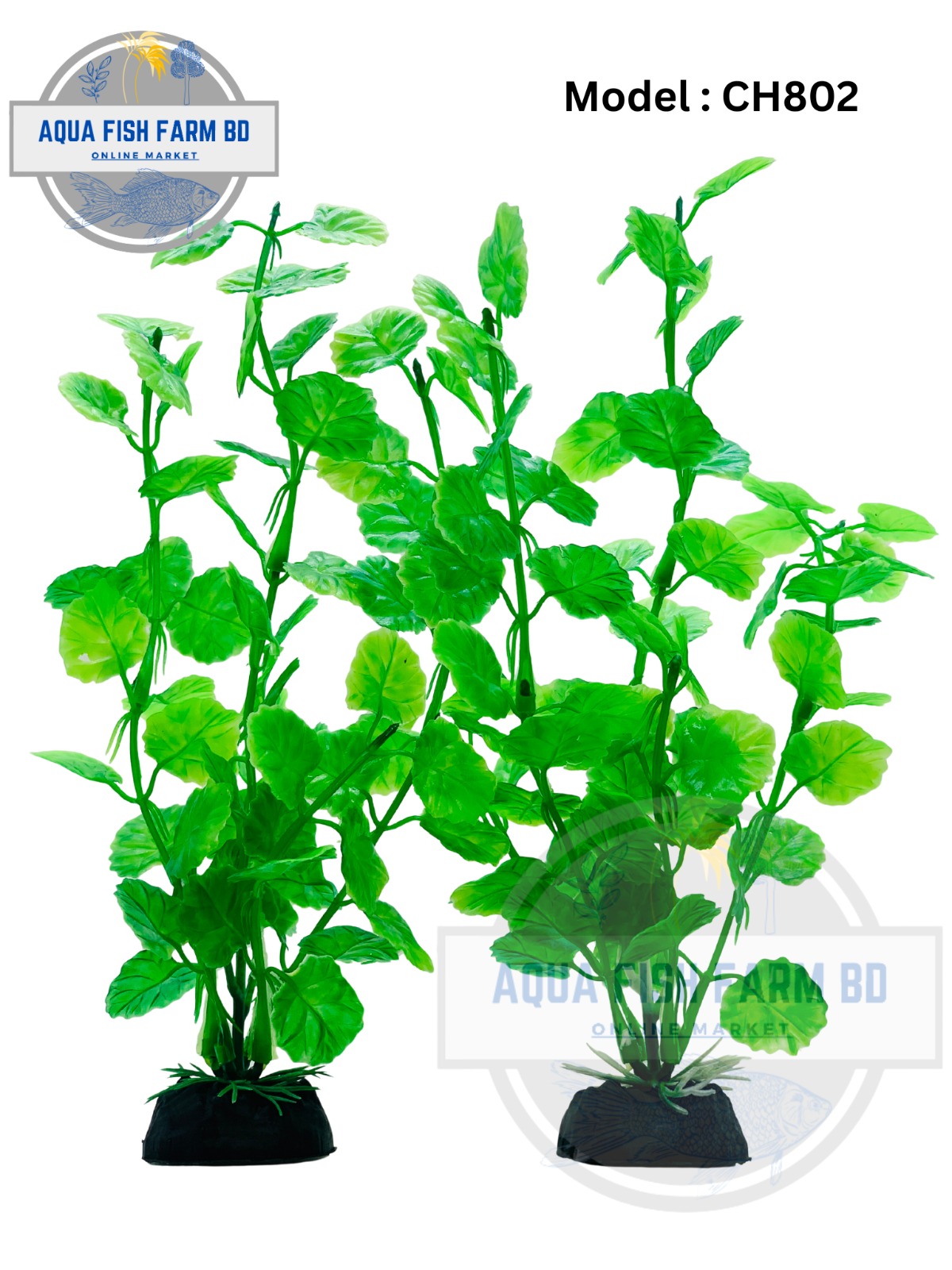 Artificial Aquarium Plastic plants 1pcs(MODEL:CH802 & Size:8Inch)