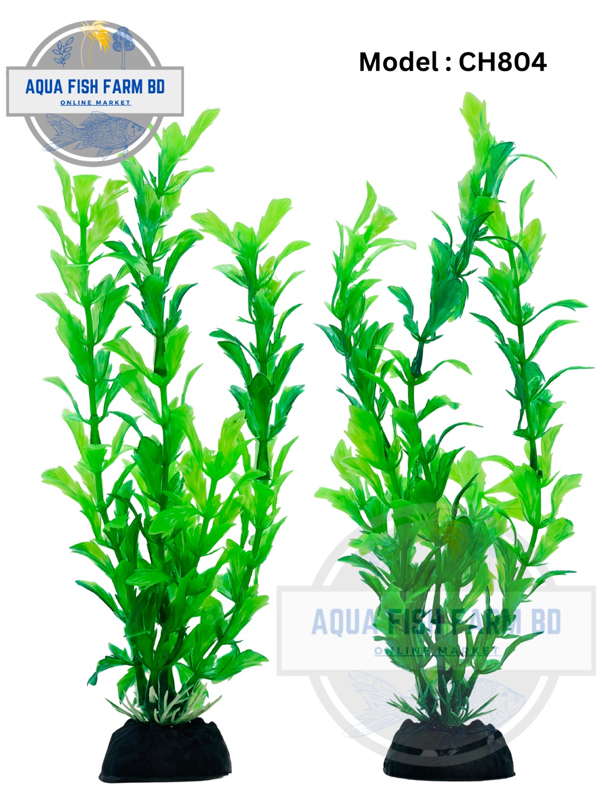 Artificial Aquarium Plastic plants 1pcs(MODEL:CH804 & Size:8Inch)