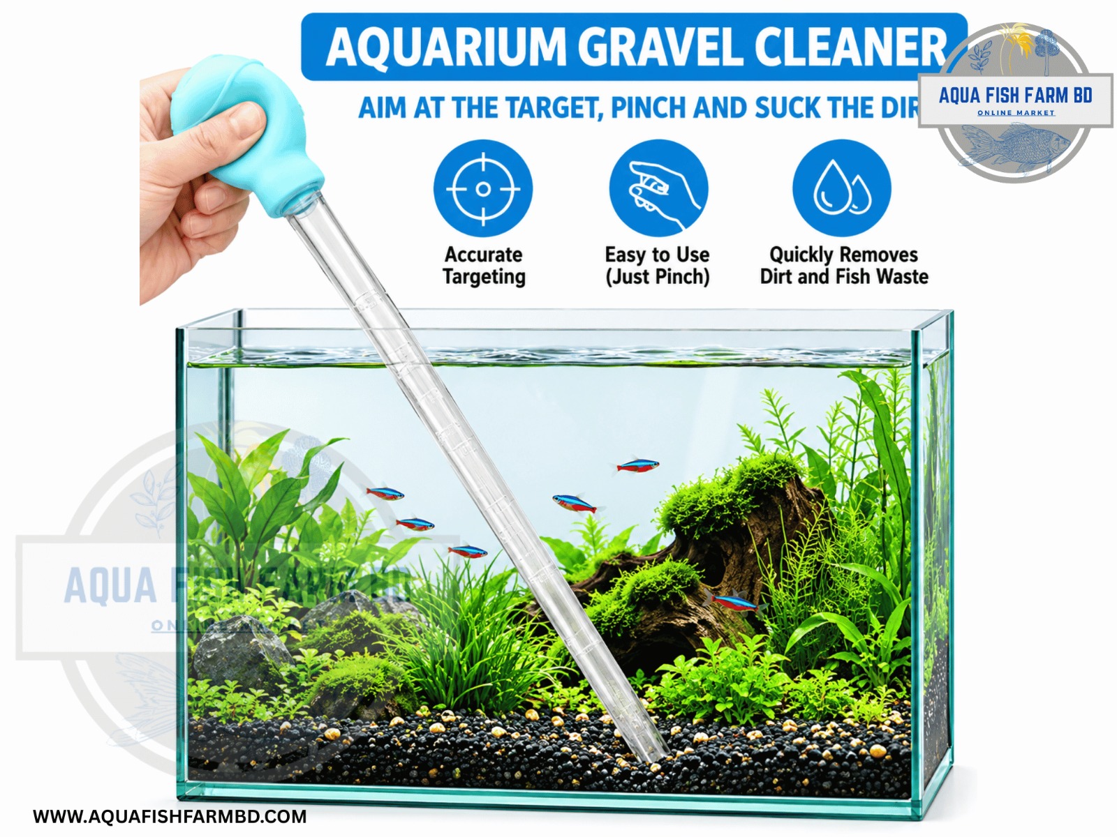 Gravel Cleaner Suction Tube For Fish Tank